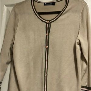 Button down lightweight sweater